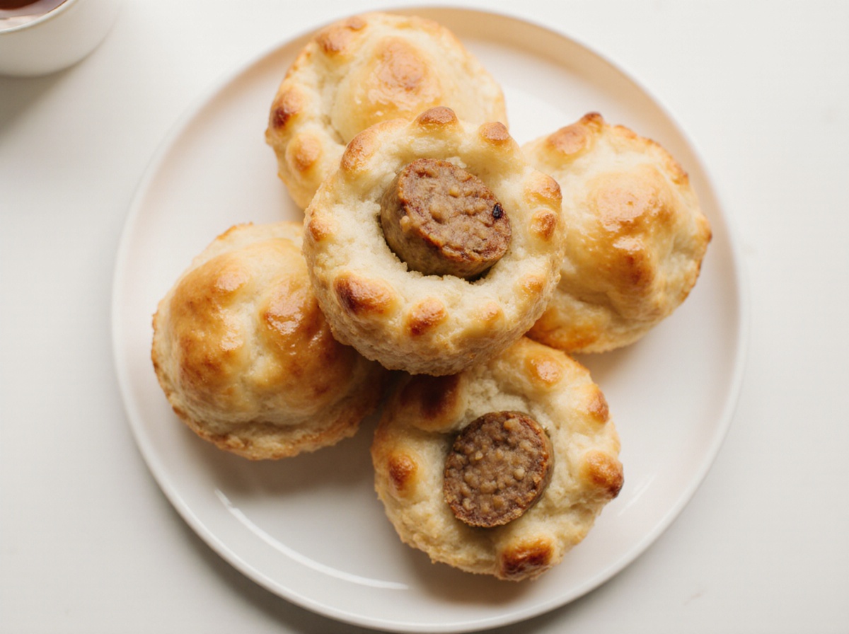 Feuilletés à la saucisse au airfryer - liste des ingrédients