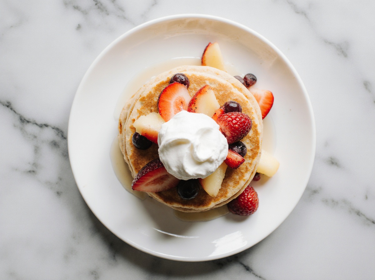 Pancakes moelleux au airfryer - liste des ingrédients
