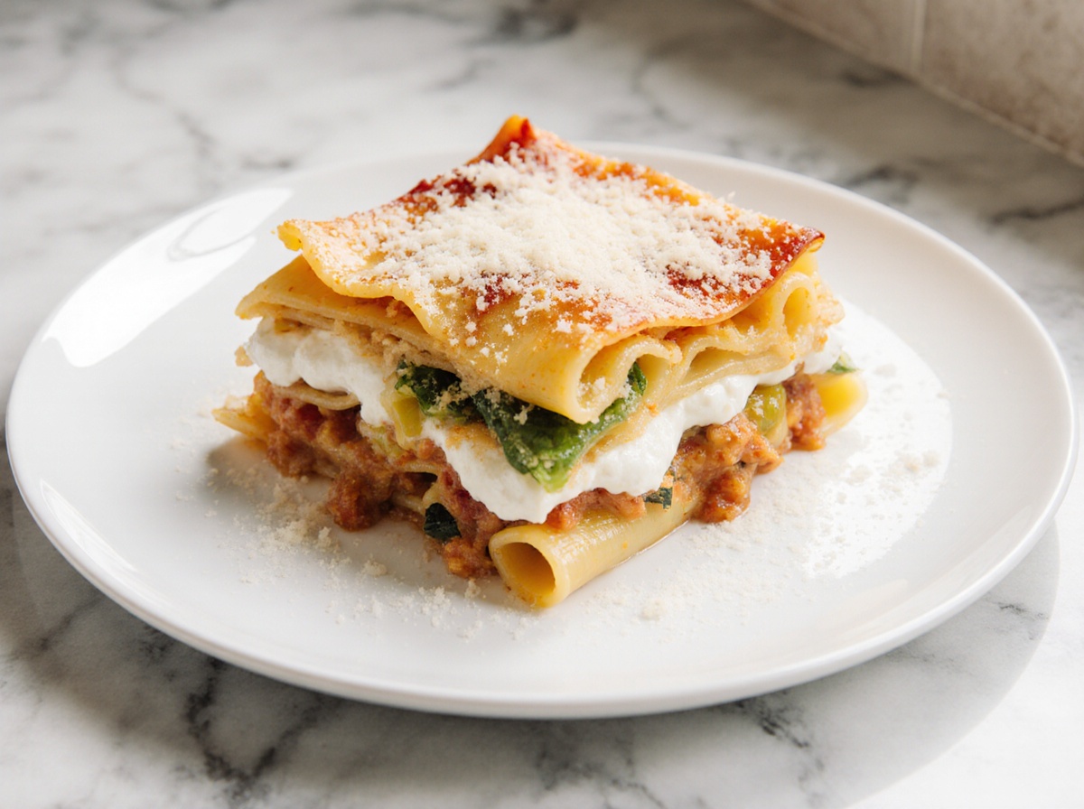 Lasagnes légères au airfryer - liste des ingrédients
