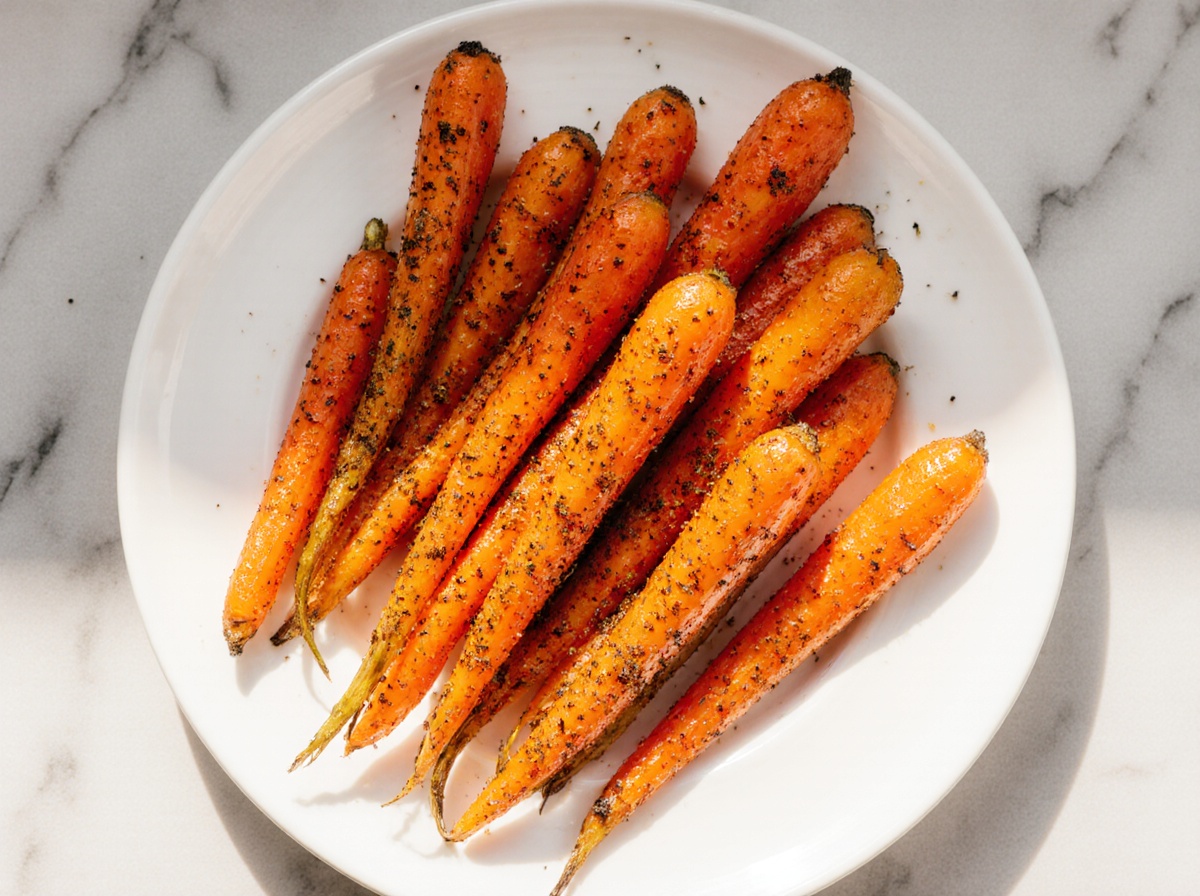 Carottes rôties au airfryer - liste des ingrédients
