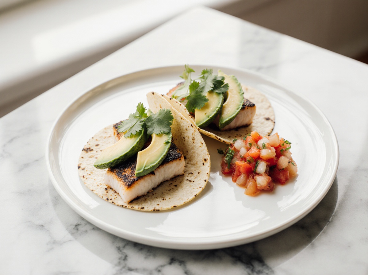Tacos de poisson au airfryer - liste des ingrédients