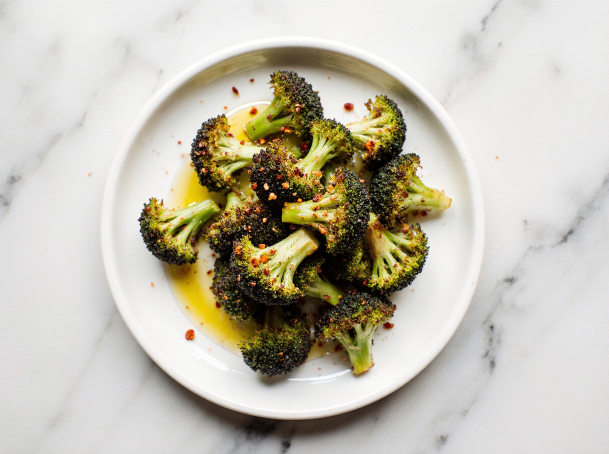 Brocolis rôtis au airfryer - liste des ingrédients