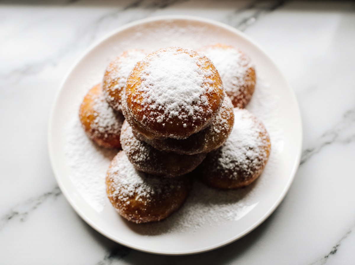 Beignets au airfryer - liste des ingrédients