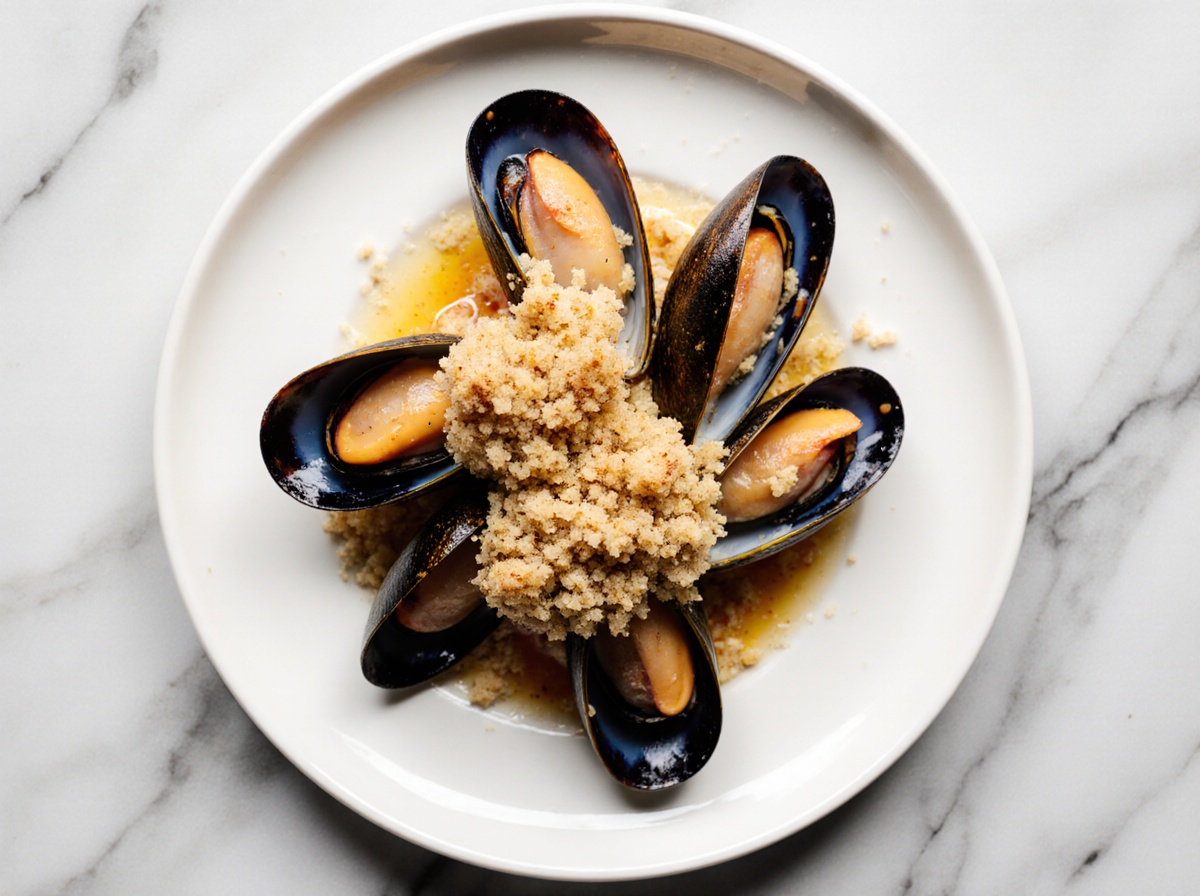 Moules gratinées au airfryer - liste des ingrédients