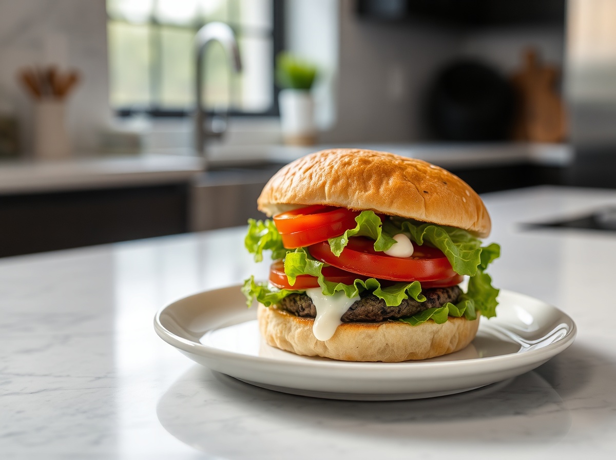 Pain hamburger maison au airfryer - liste des ingrédients
