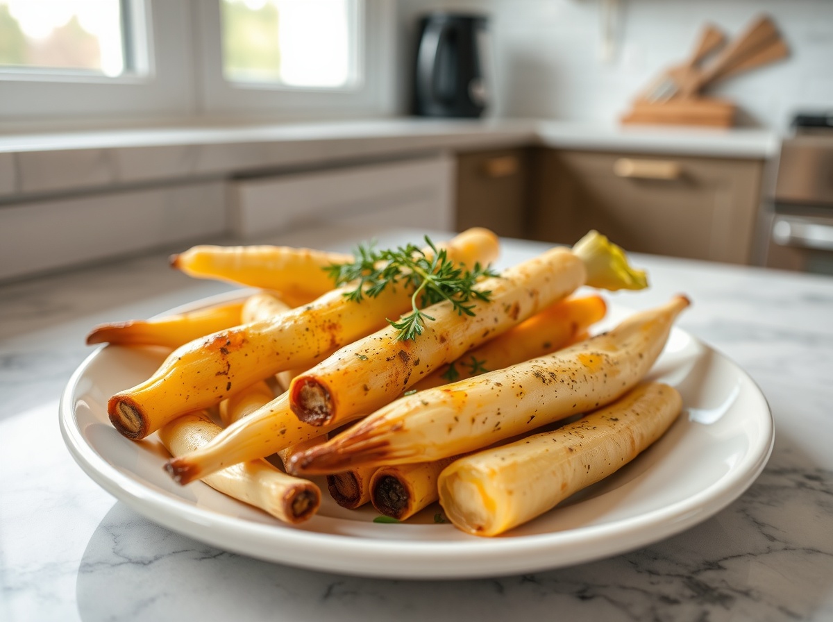 Panais rôtis au airfryer - liste des ingrédients
