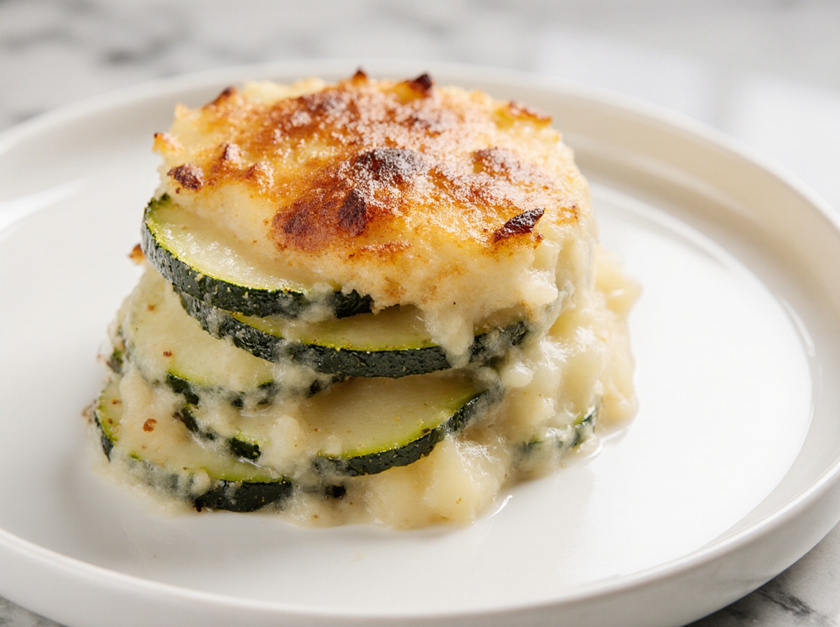 Gratin courgette pomme de terre au airfryer - liste des ingrédients