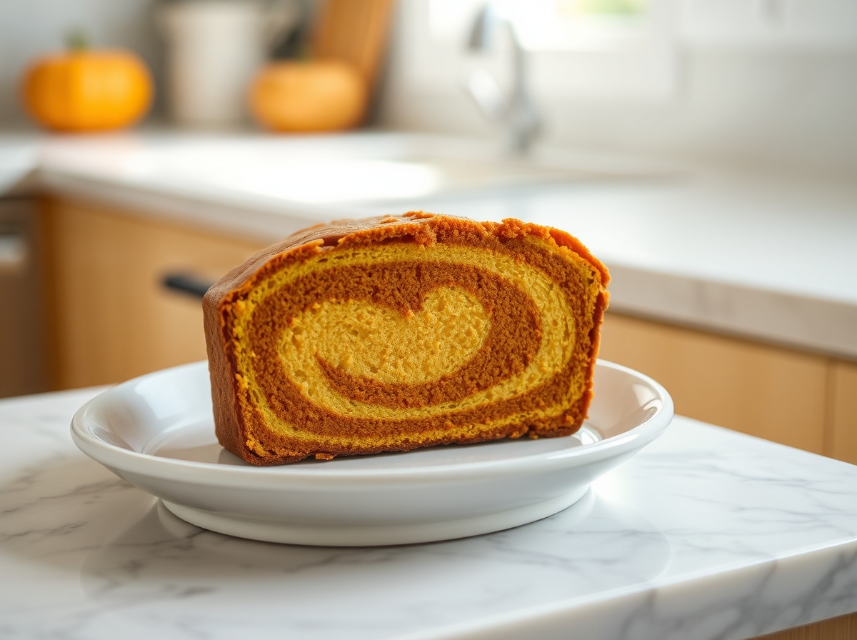 Pain marbré à la citrouille au airfryer - liste des ingrédients