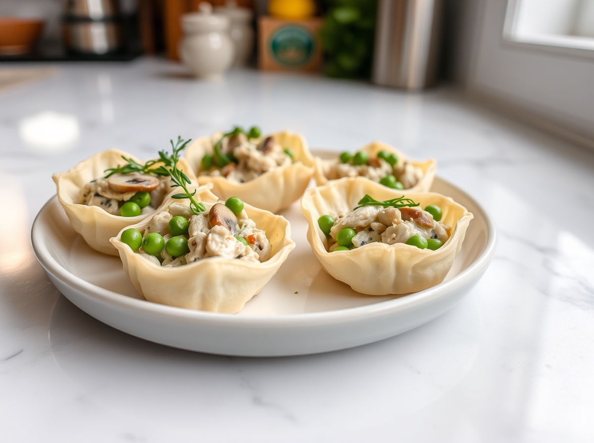 Bouchées à la reine au airfryer - liste des ingrédients