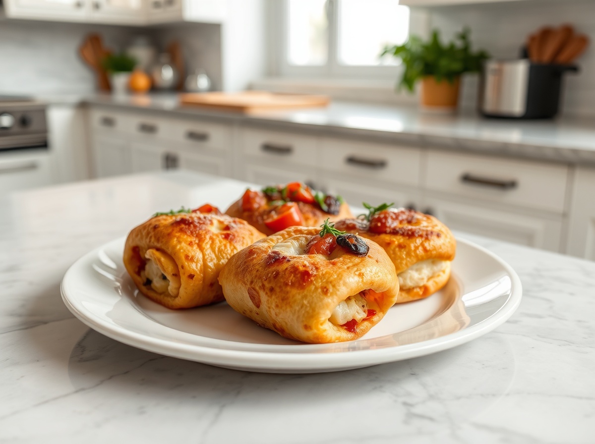 Pizza rolls au airfryer - liste des ingrédients
