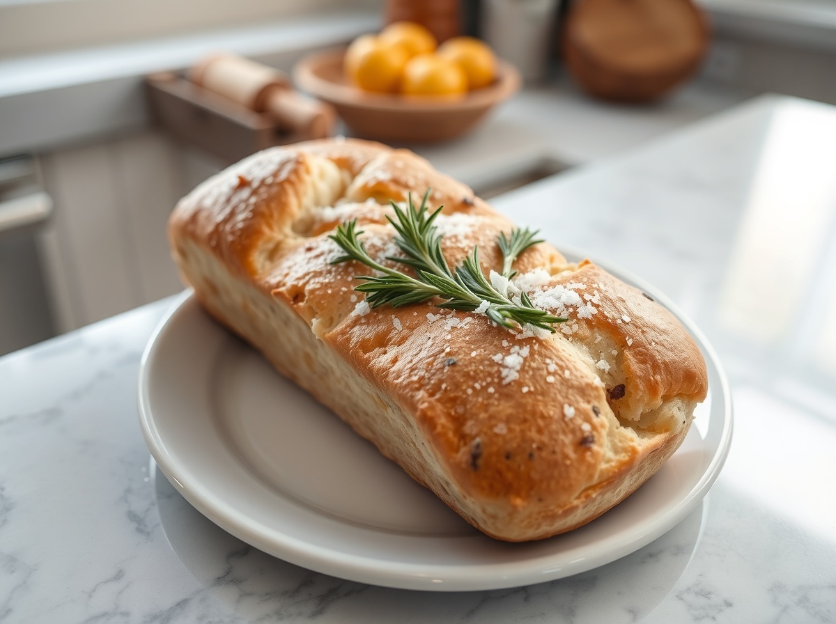 Focaccia maison au airfryer - liste des ingrédients