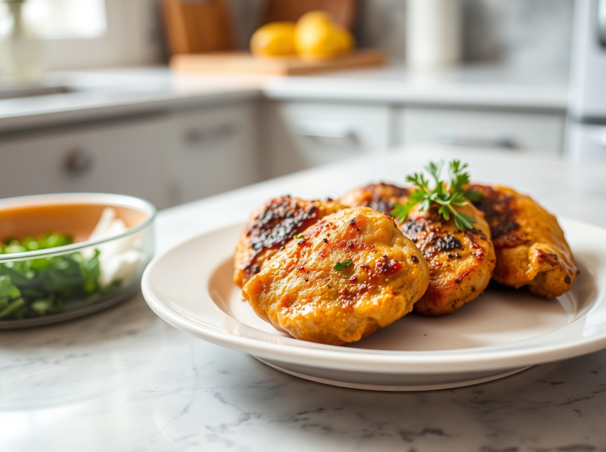 Cuisse de poulet au airfryer - liste des ingrédients