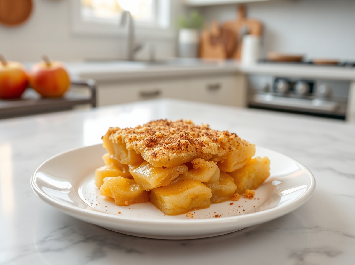 Crumble aux pommes au airfryer - liste des ingrédients