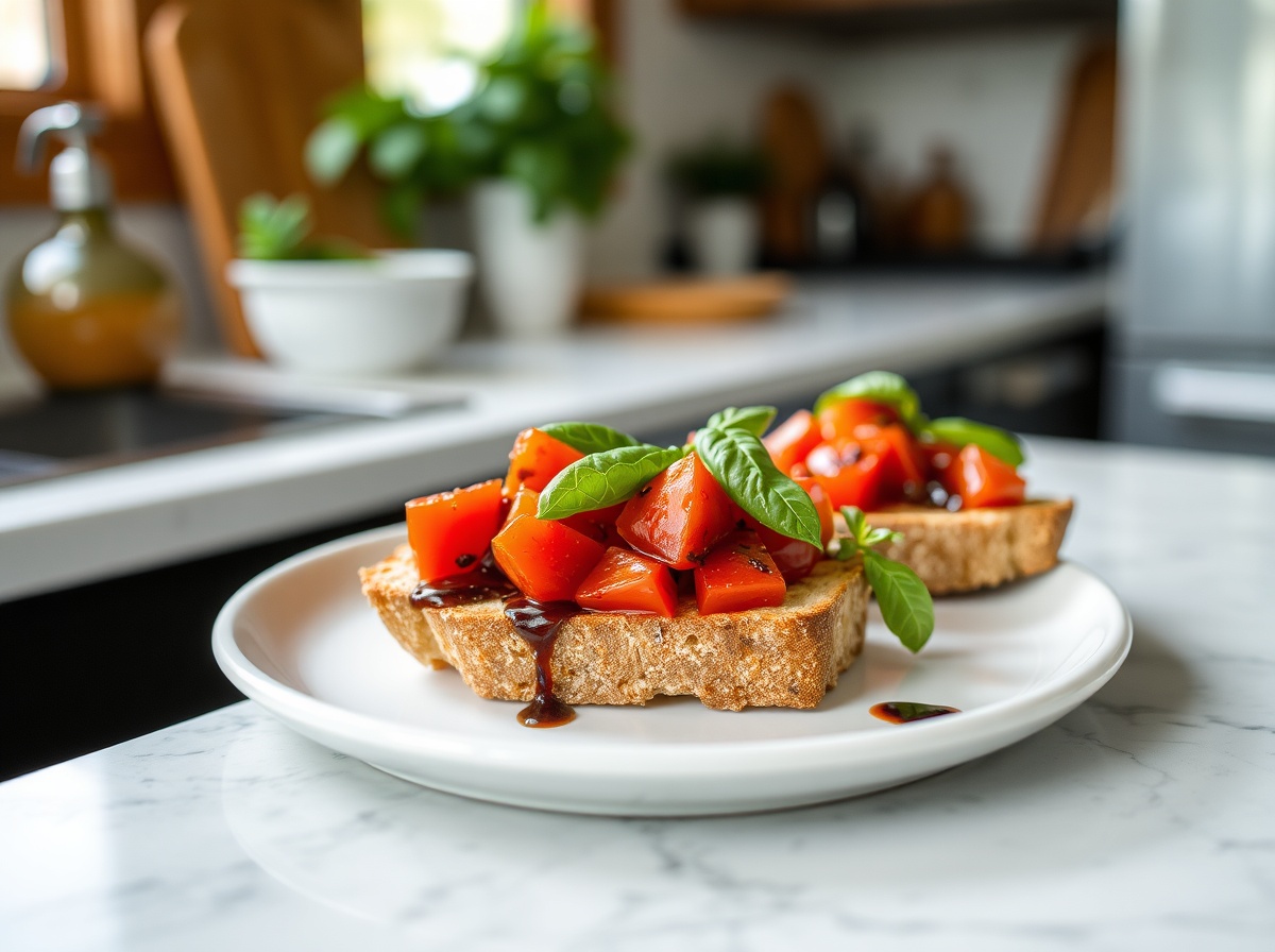Bruschettas au airfryer - liste des ingrédients