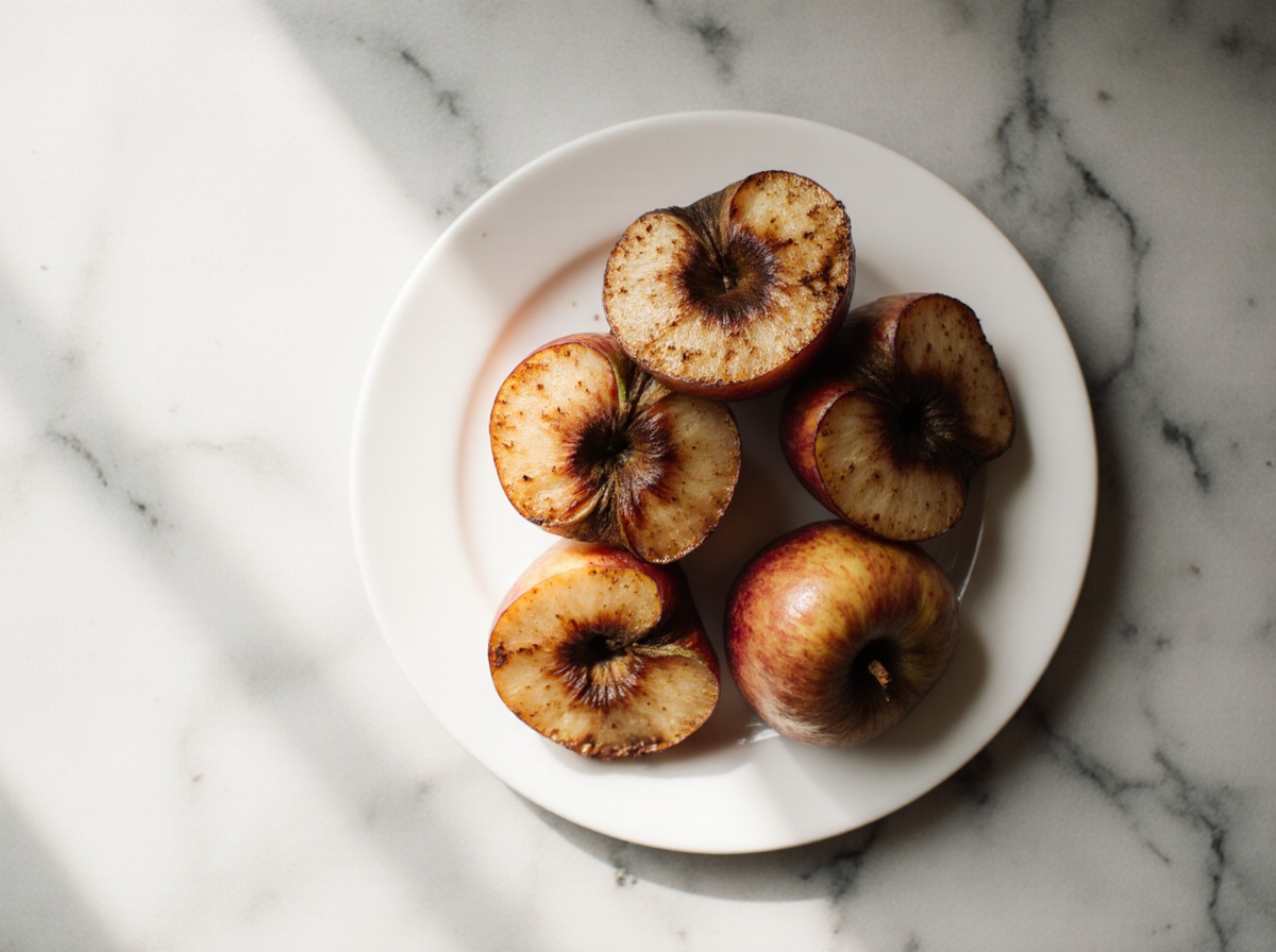 Pommes rôties à la cannelle au airfryer - liste des ingrédients