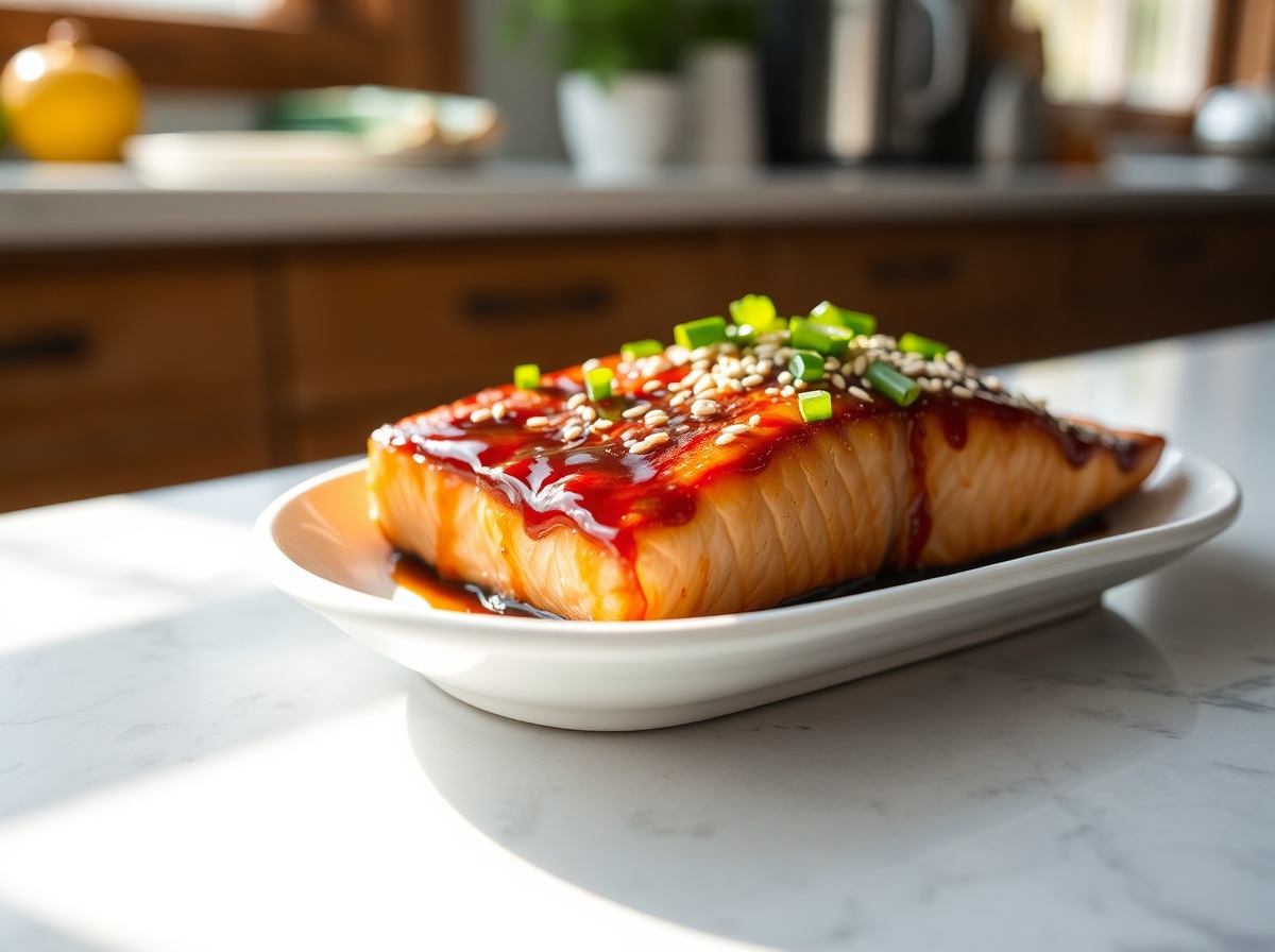 Saumon teriyaki au airfryer - liste des ingrédients