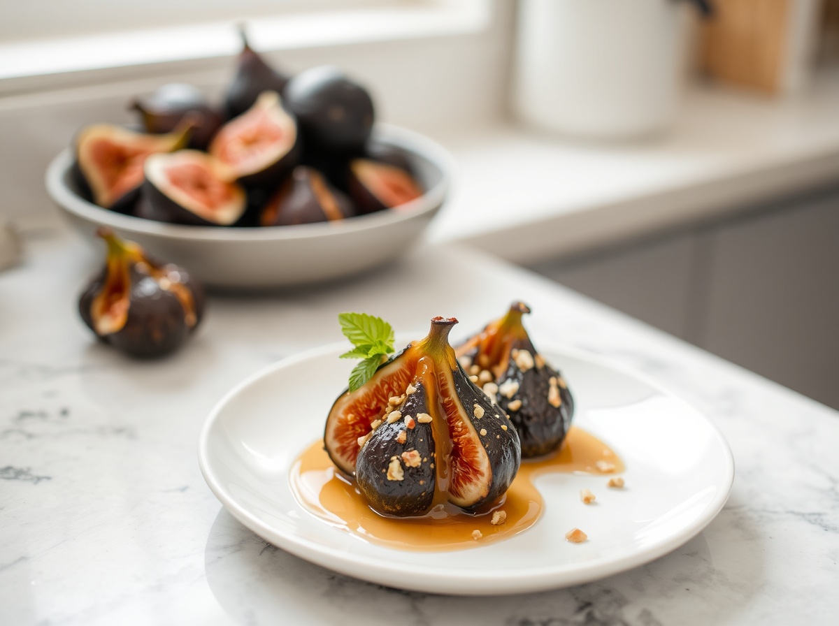 Figues rôties au airfryer - liste des ingrédients