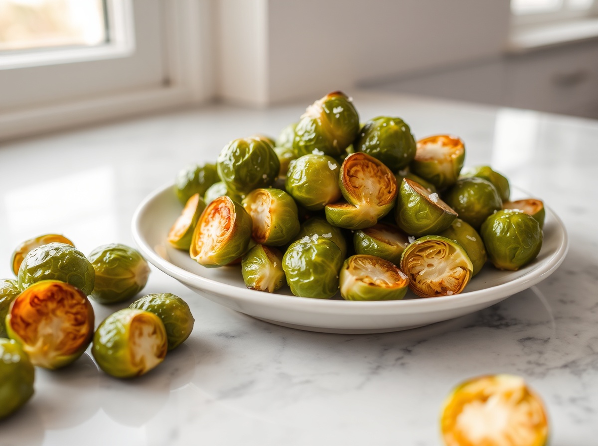 Choux de bruxelles au airfryer - liste des ingrédients
