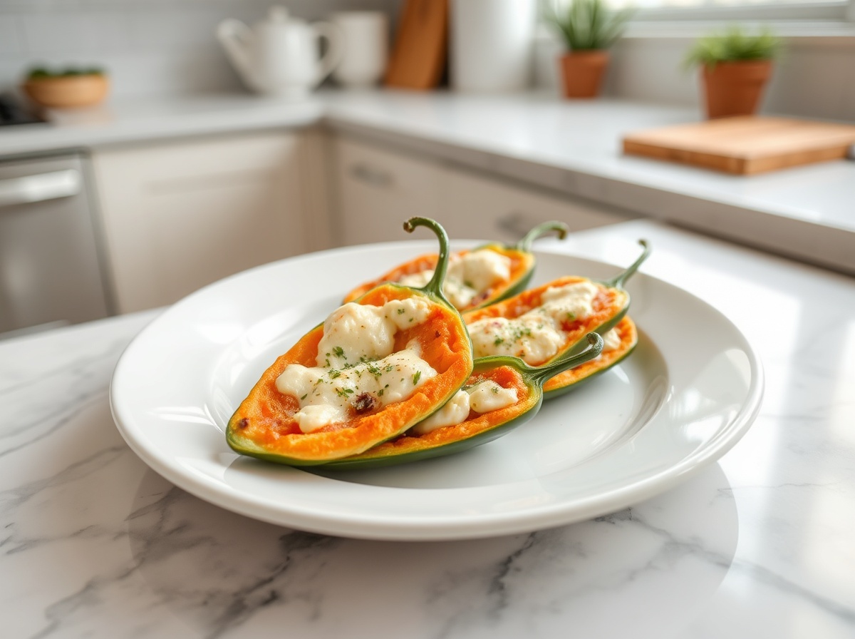 Poppers aux jalapeños au airfryer - liste des ingrédients