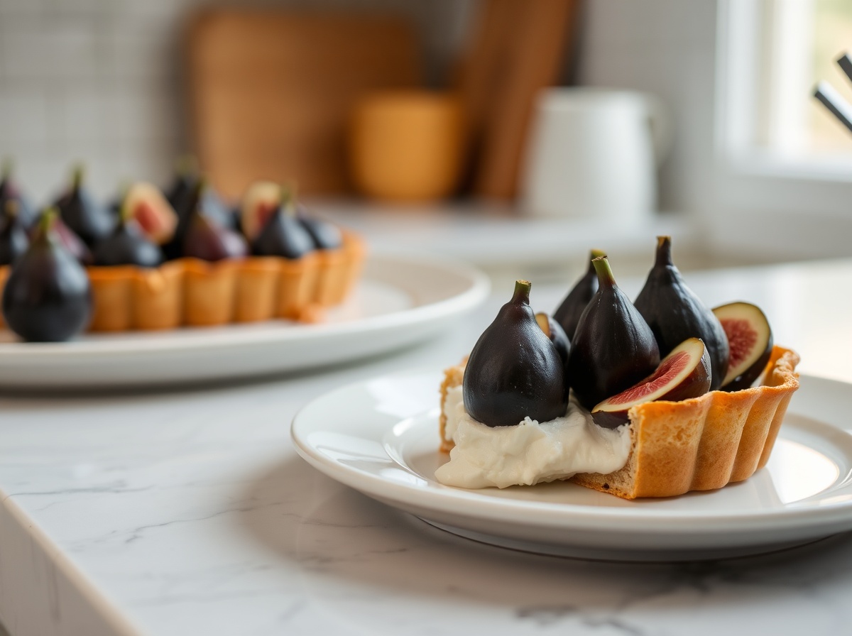 Tarte aux figues et ricotta au airfryer - liste des ingrédients