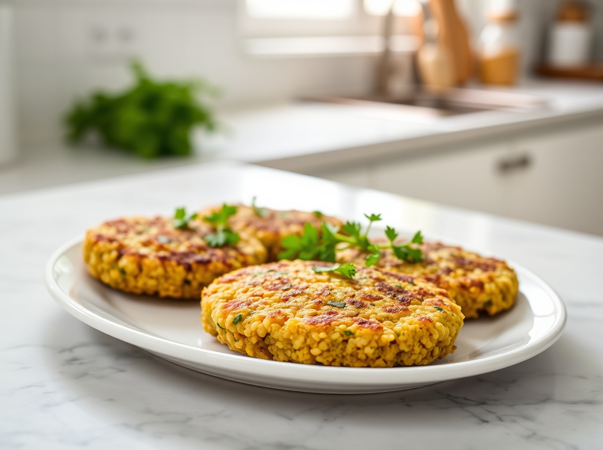 Galettes de quinoa au airfryer - liste des ingrédients