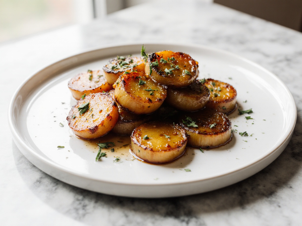 Navets caramélisés au airfryer - liste des ingrédients