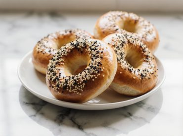 Bagels au Airfryer bien gonflés, croûte dorée et mie moelleuse