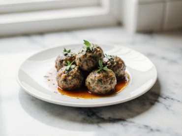 Boulettes de viande aux herbes au airfryer, crousti-fondantes sans huile