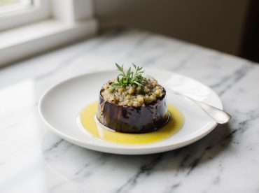 Caviar d’aubergines au Airfryer, onctueux et légèrement fumé