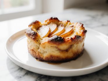 Clafoutis aux poires au Airfryer, doré et fondant