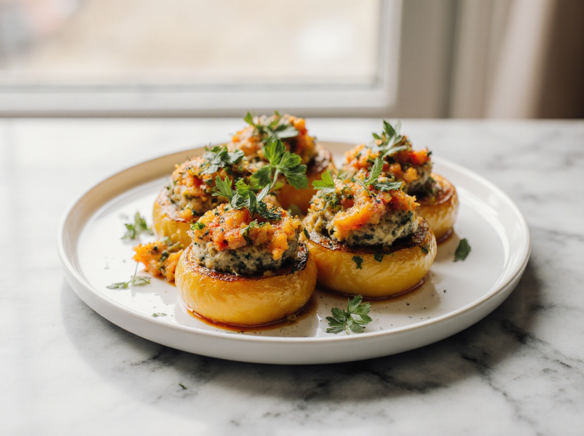 Petits farcis provençaux au Airfryer, légumes fondants et parfum d’herbes fraîches