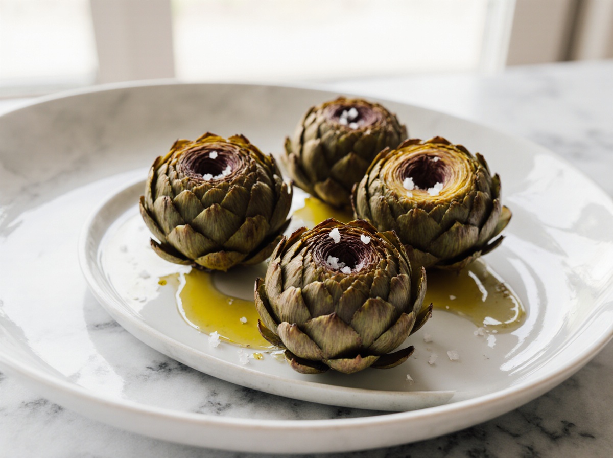 Artichauts rôtis au Airfryer, savoureux et croustillants