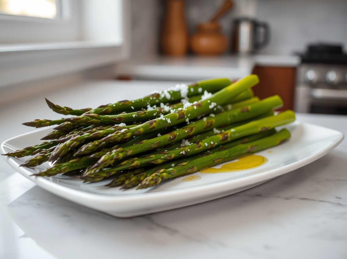 Asperges grillées au Airfryer, légèrement charnues et délicieuses