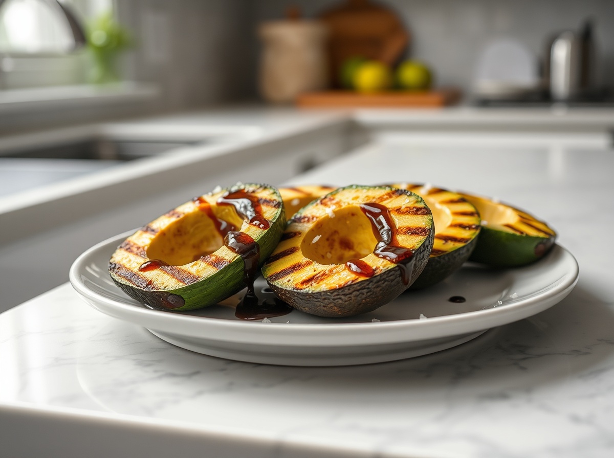 Avocat grillé au Airfryer, savoureux et légèrement fumé