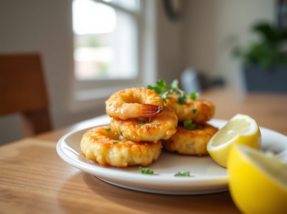 Beignets de crevettes au Airfryer, croustillants et savoureux