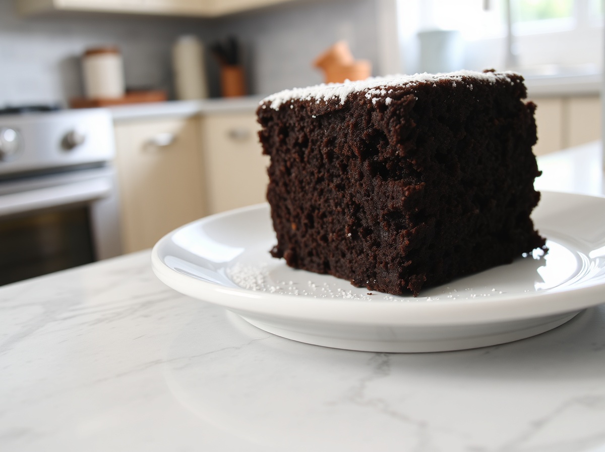 Brownie au Airfryer, moelleux à l'intérieur et croustillant à l'extérieur