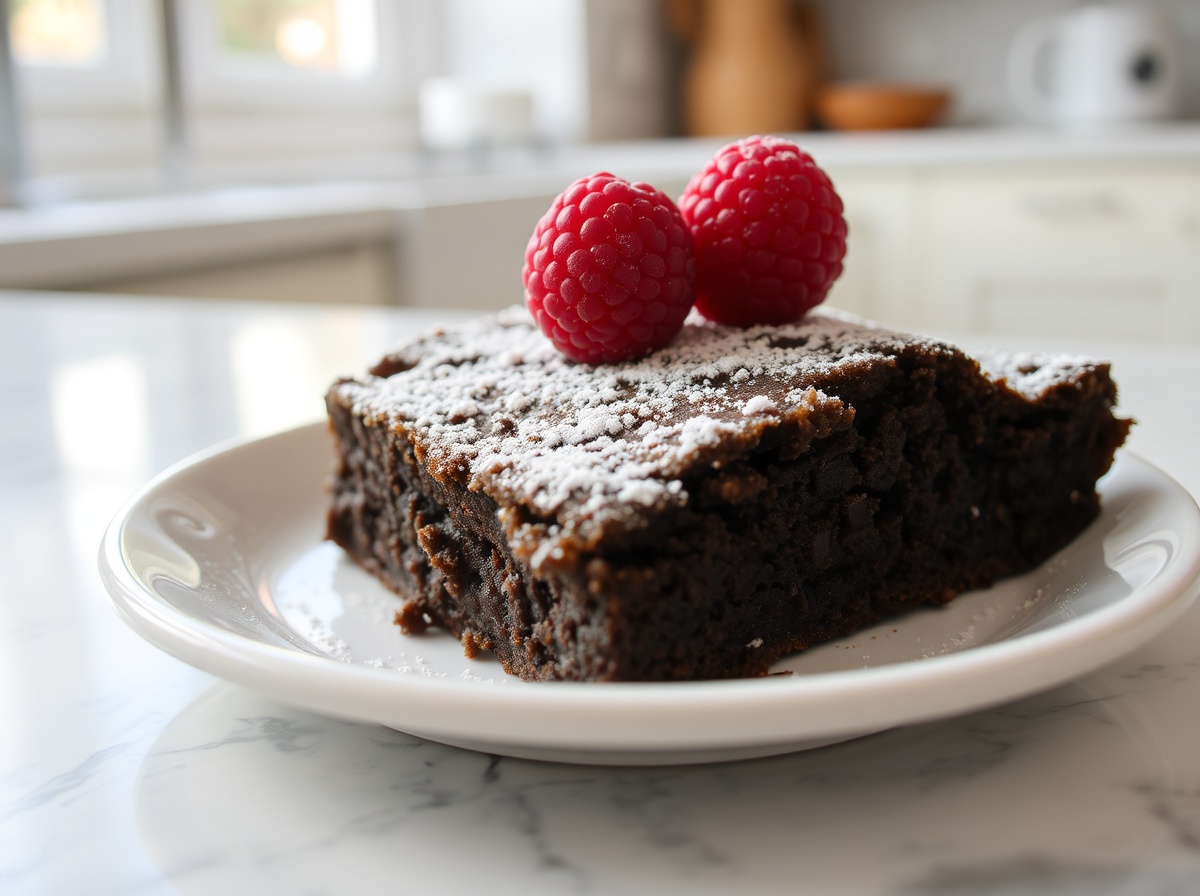Brownies fondants au Airfryer, riches et moelleux