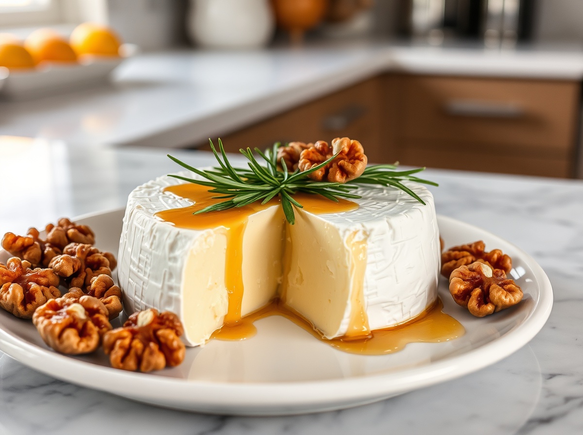 Camembert rôti au Airfryer, crémeux et fondant à souhait