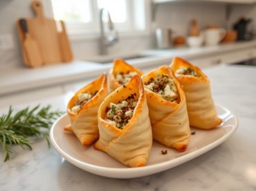 Cornets feuilletés au Airfryer, croustillants et savoureux