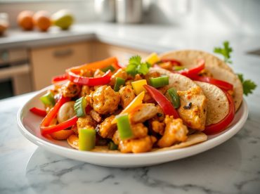 Fajitas de poulet au Airfryer, épicées et savoureuses