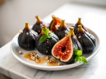Figues rôties au Airfryer, sucrées et caramélisées à la perfection.