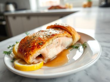 Filet de saumon en croûte au Airfryer, croustillant et savoureux