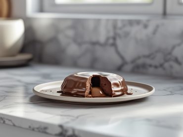 Fondant au chocolat au Airfryer, cœur coulant et croûte fine dorée