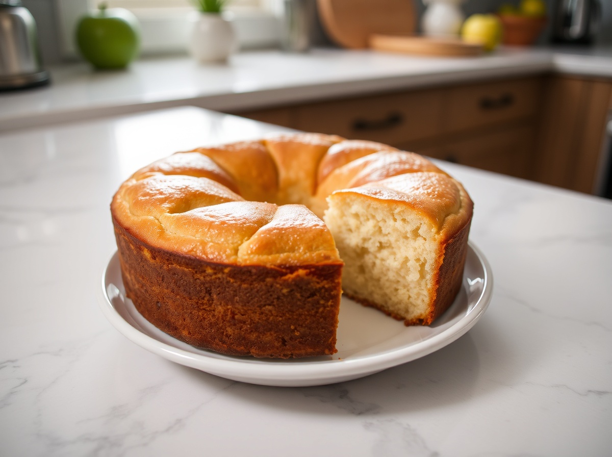 Gâteau aux pommes et ricotta cuit en Airfryer, moelleux et savoureux