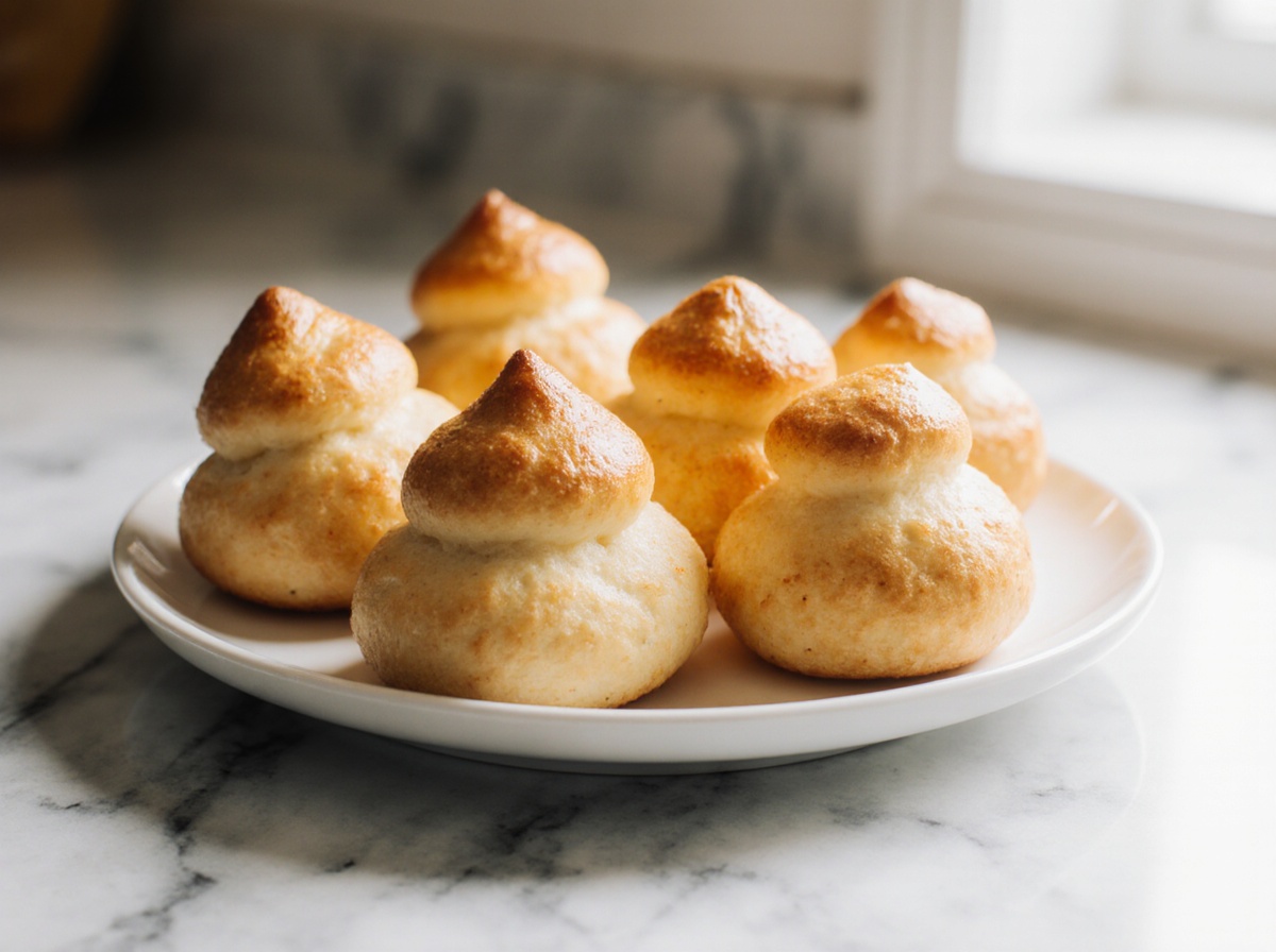 Gougères au fromage en Airfryer, légères et croustillantes