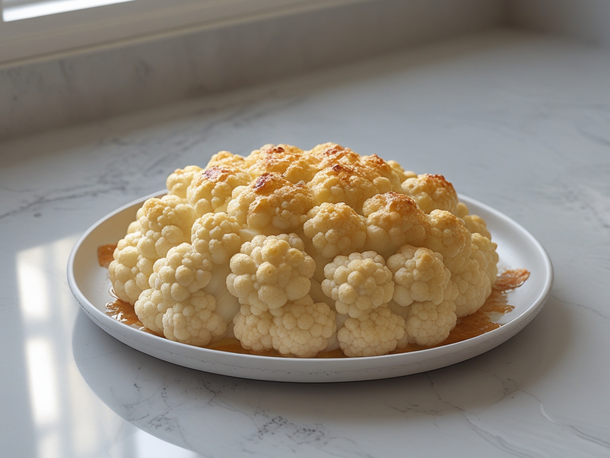 Gratin de chou-fleur au Airfryer, crémeux et savoureux