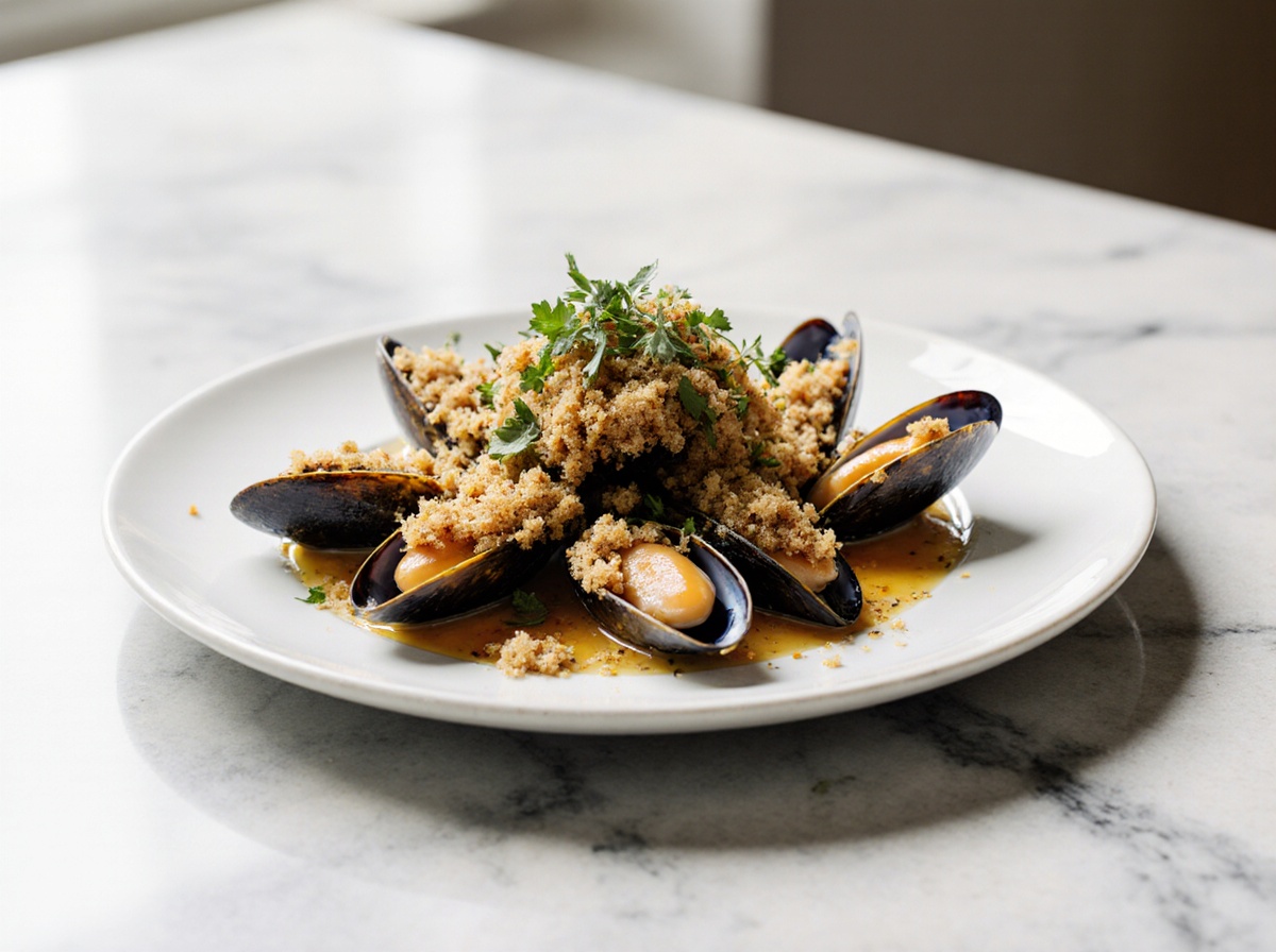 Moules gratinées au airfryer, dorées et croustillantes sans effort