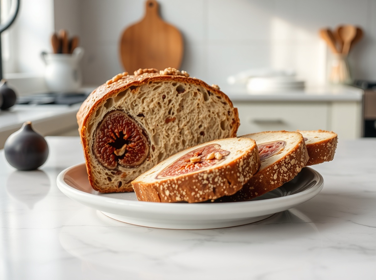 Pain aux figues et noix cuit à l'Airfryer, moelleux et savoureux