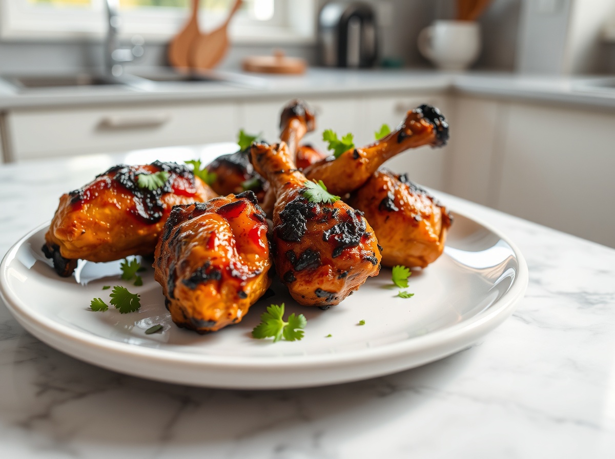 Poulet tandoori cuit à l'Airfryer, juteux et savoureux
