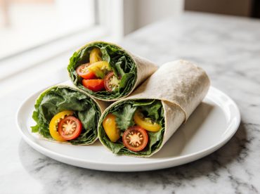 Délicieux wraps veggie au Airfryer, croquants dehors et fondants dedans